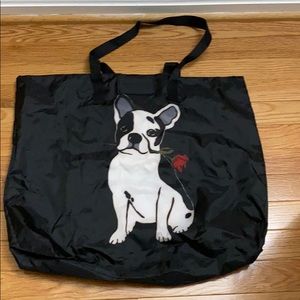 White House Black Market Boston Terrier Tote